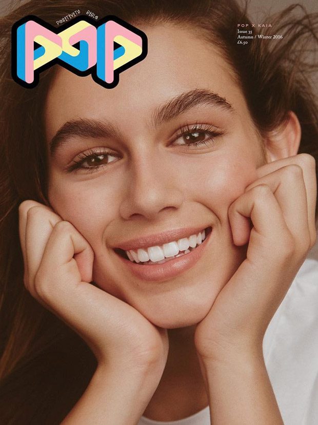 Кайя Гербер украсила обложку журнала Pop