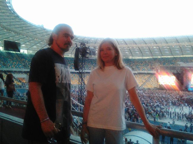 Украинские звезды на концерте Depeche Mode в Киеве