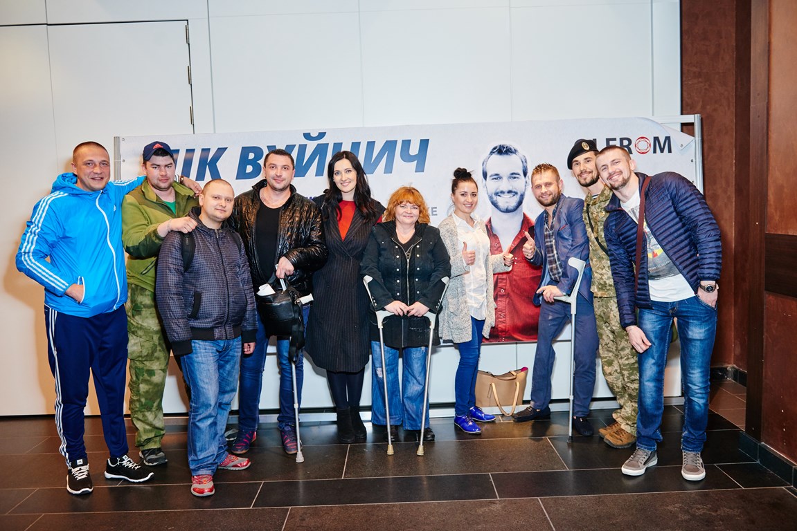 Ник Вуйчич снова посетит Украину