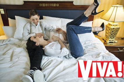 Лилия Подкопаева снялась в фотосессии с сыном и дочерью