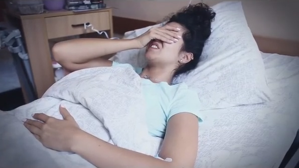 Настя Каменских в больнице