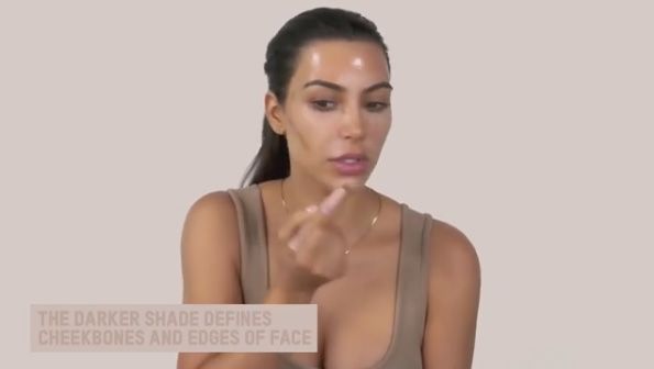 Похудевшая Ким Кардашьян презентовала свою линию косметики