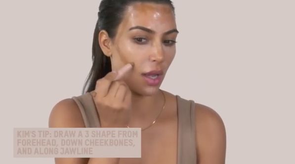 Похудевшая Ким Кардашьян презентовала свою линию косметики