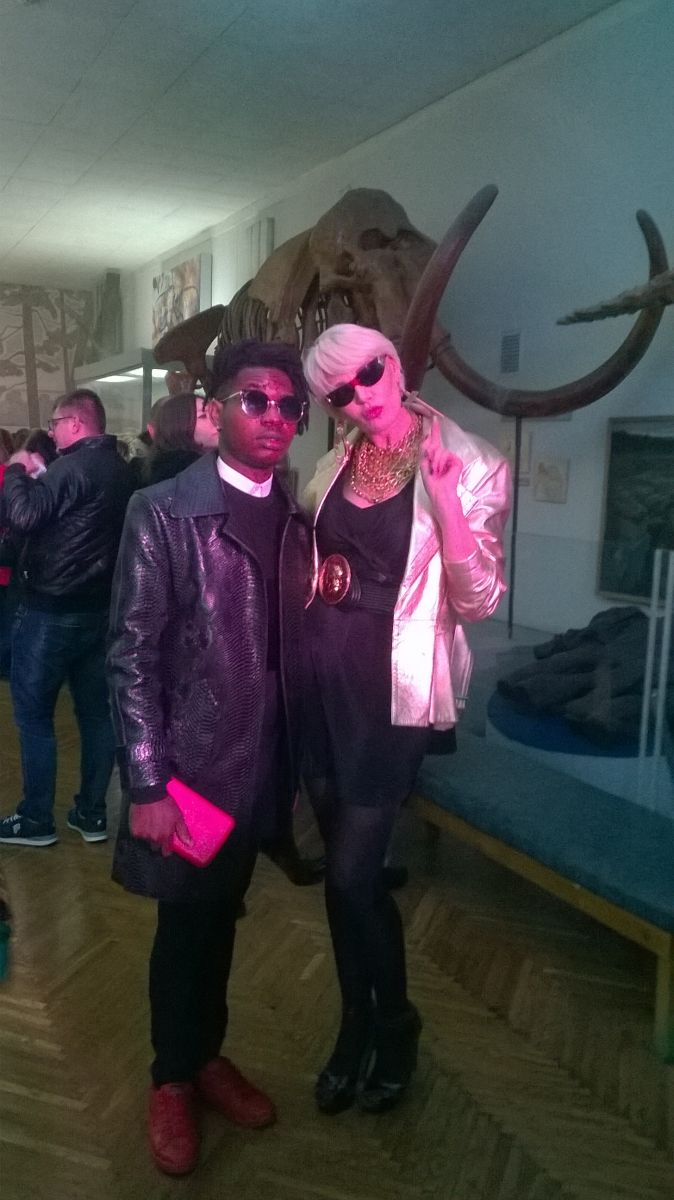 Светлана Вольнова на показе Жана Грицфельдта