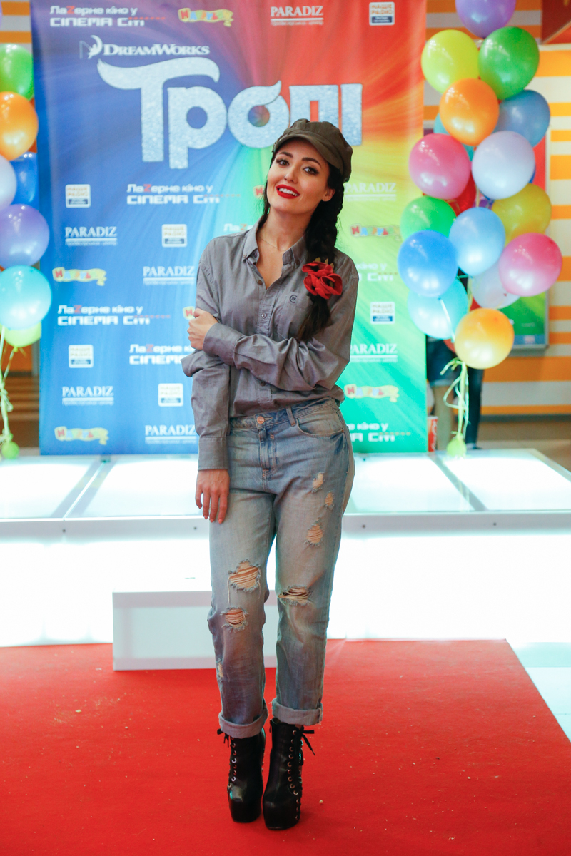 Украинские звезды на премьере мультфильма "Тролли"