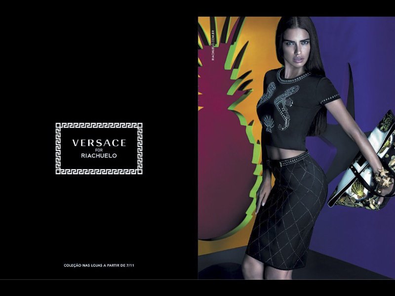 Адриана Лима в рекламе Versace