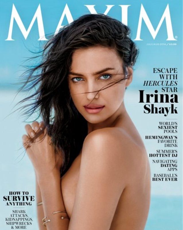 Ирина Шейк разделась для журнала Maxim