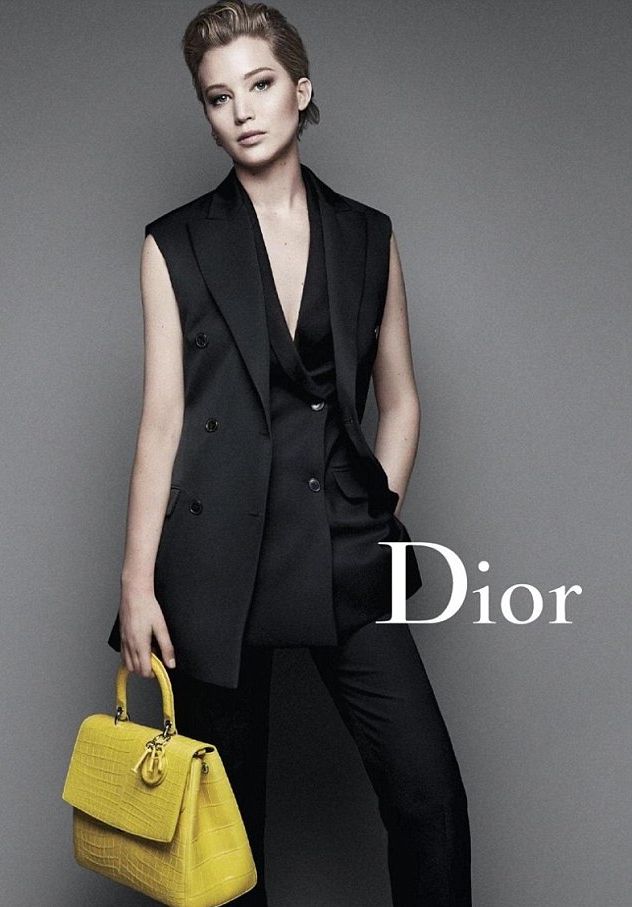 Дженнифер Лоуренс в новой рекламной фотосессии для Dior
