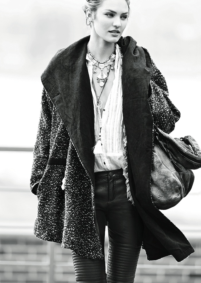 Кэндис Свейнпол в лукбуке Free People