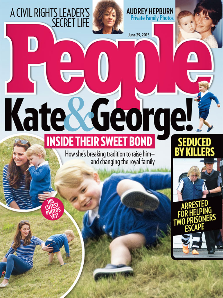 Кейт Миддлтон и принц Георг украсили обложку People