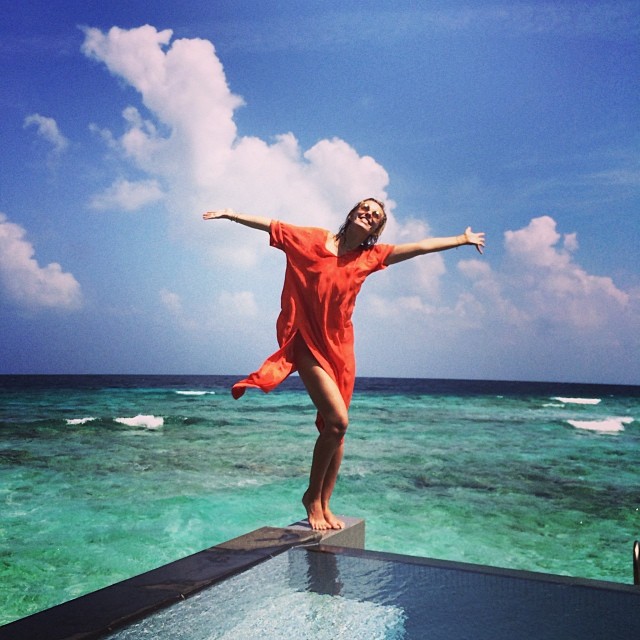 Ксения Собчак отдых в купальнике мальдивы фото инстаграм 2014