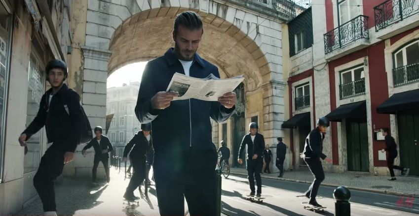 Неподражаемый Дэвид Бекхэм снялcя в стильном ролике для H&M