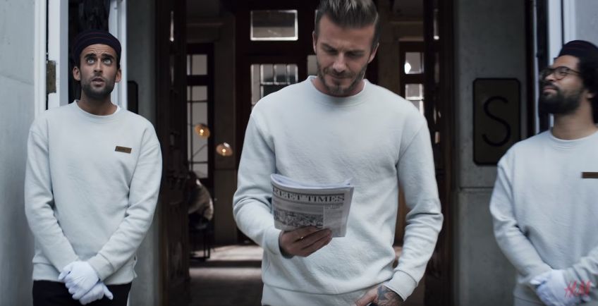 Неподражаемый Дэвид Бекхэм снялcя в стильном ролике для H&amp;M