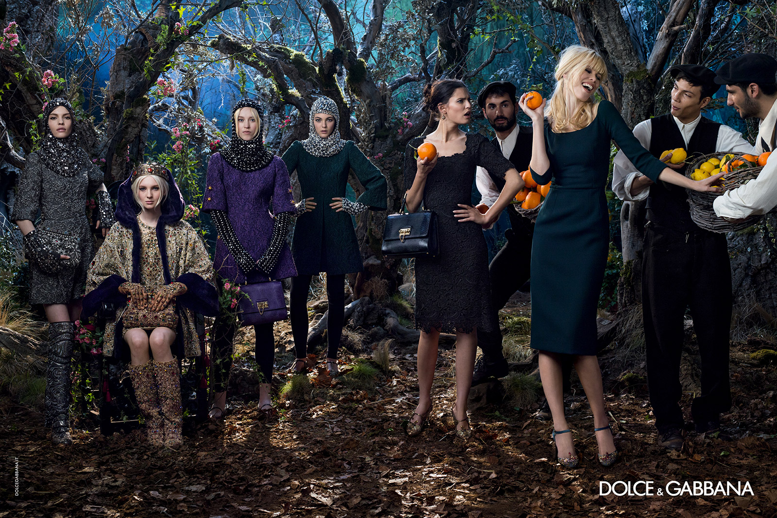 Клаудия Шиффер в рекламе Dolce & Gabbana