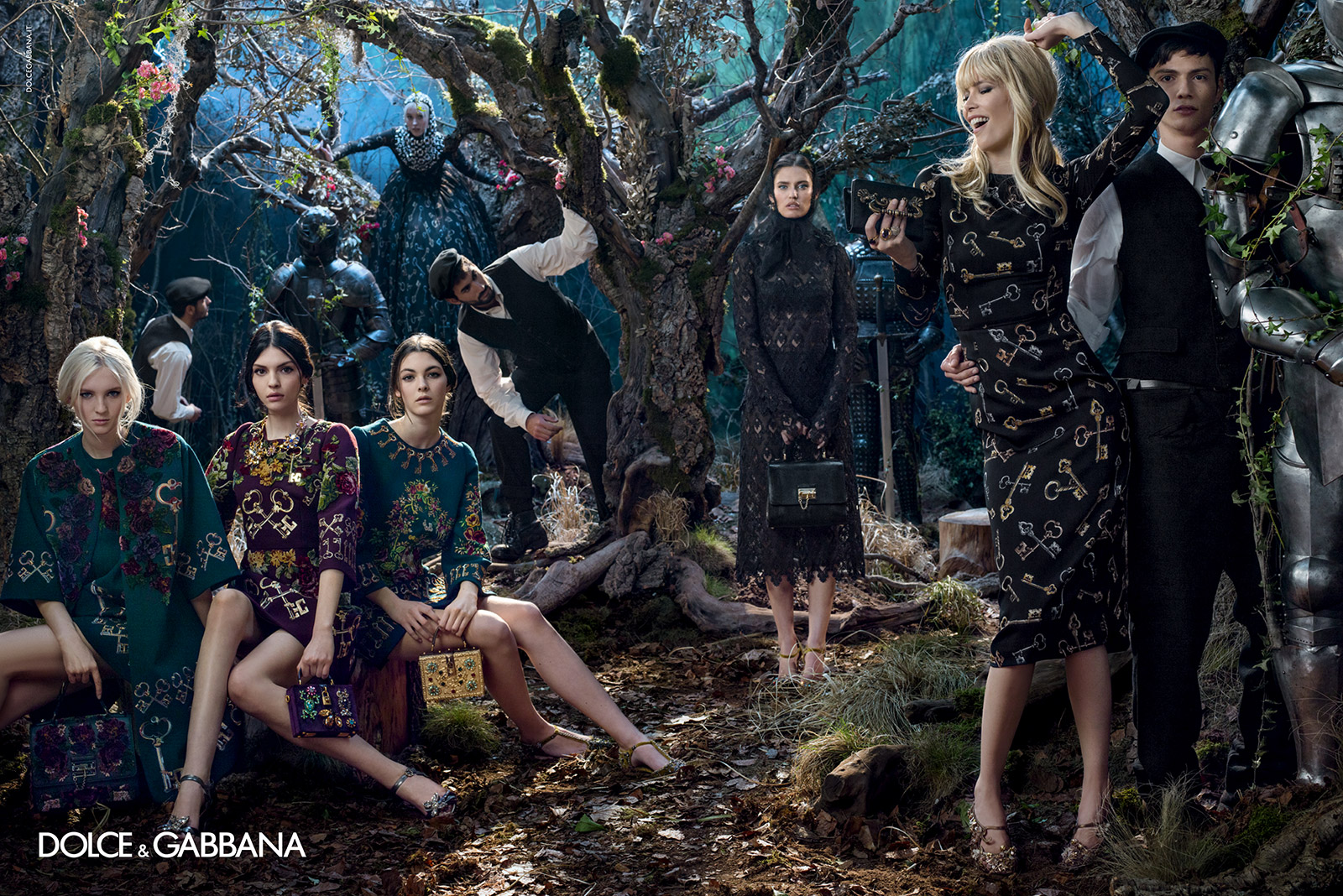 Клаудия Шиффер в рекламе Dolce & Gabbana