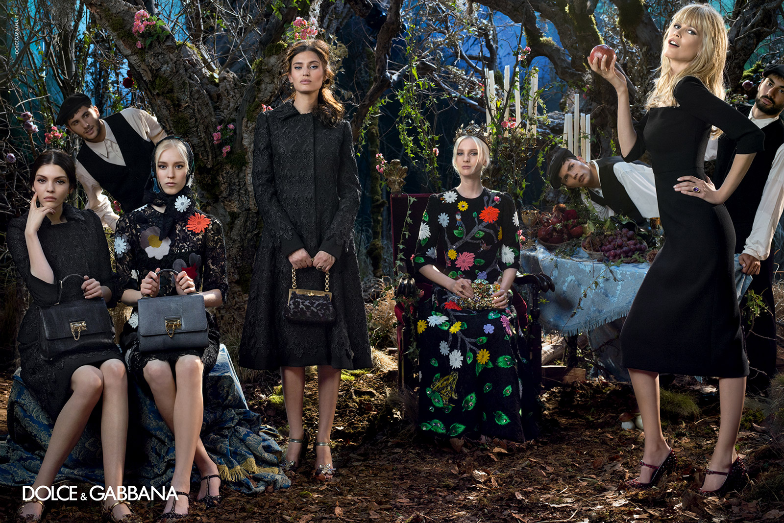 Клаудия Шиффер в рекламе Dolce & Gabbana