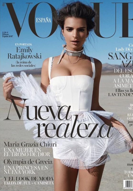 Сексуальная Эмили Ратаковски снялась в яркой фотосессии для испанского Vogue