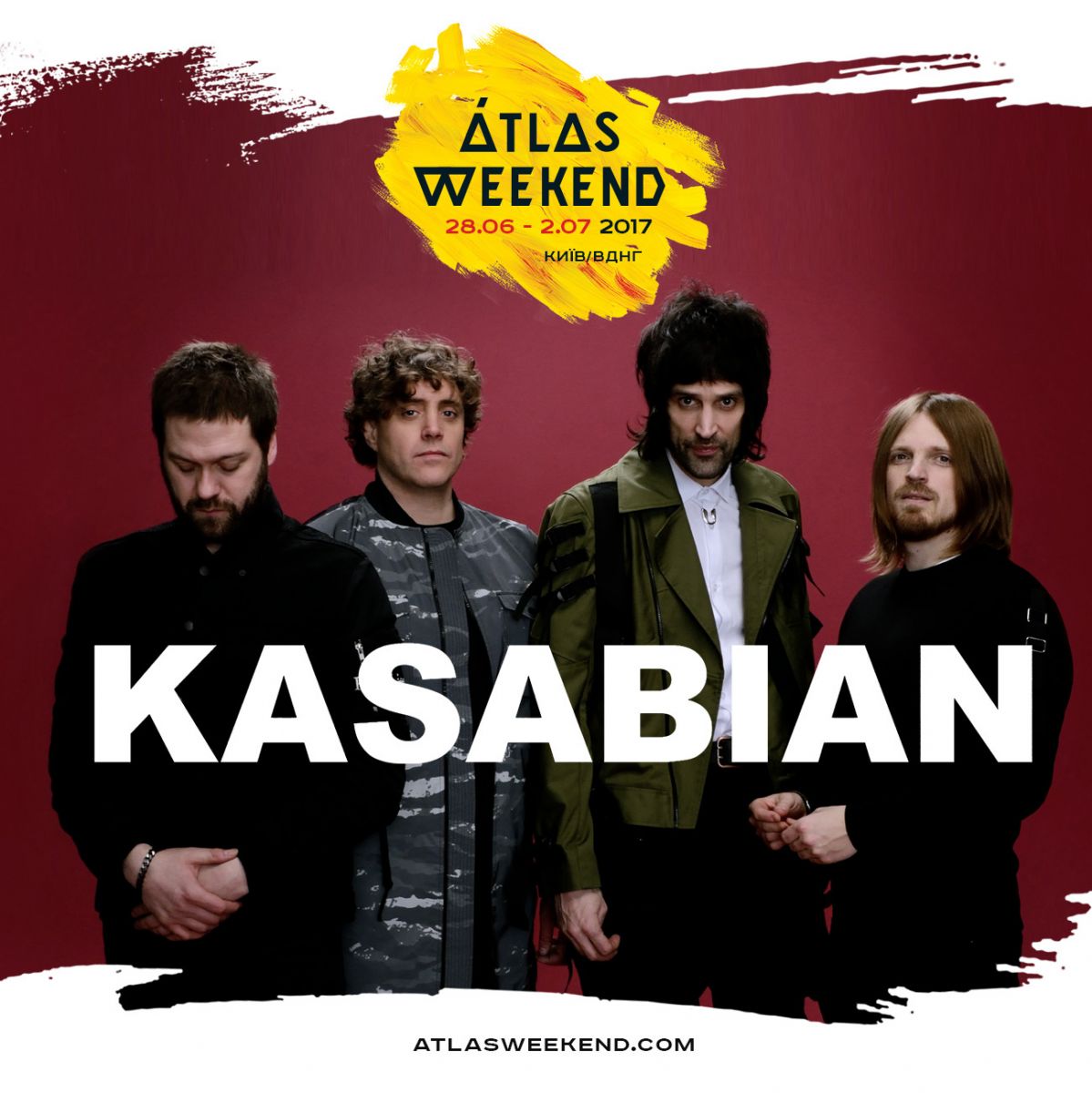 Kasabian едут на фестиваль Atlas Weekend 2017
