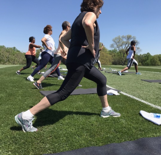 Мишель Обама устроила спортивный флешмоб