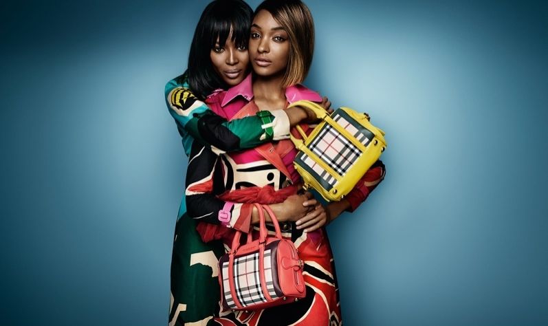 Наоми Кэмпбелл в рекламе Burberry