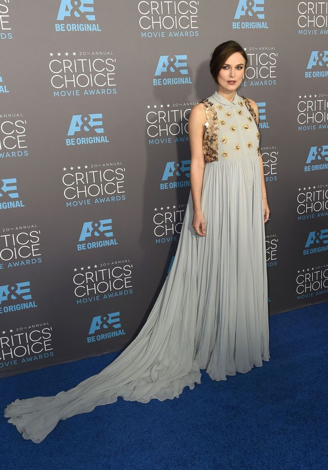 Кира Найтли на красной дорожке Critics Choice Movie Awards-2015