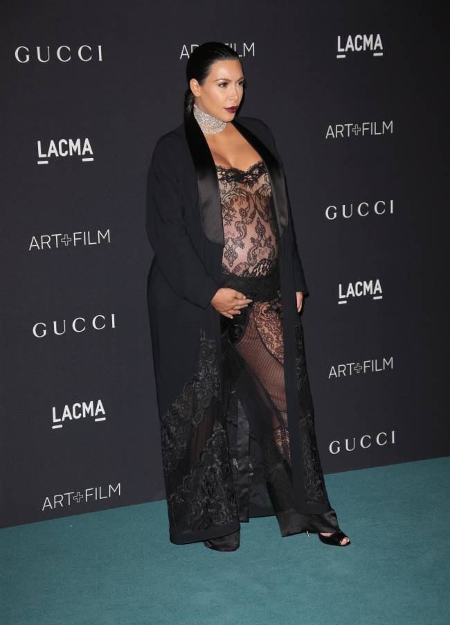 Ким Кардашьян призналась, что поправилась на 24 килограмма