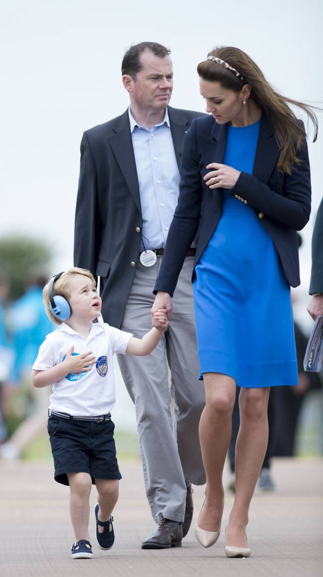 Маленький летчик: принц Джордж побывал на аэрошоу