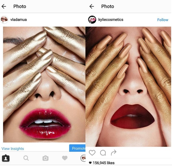 Кайли Дженнер сплагиатила идеи украинской визажистки