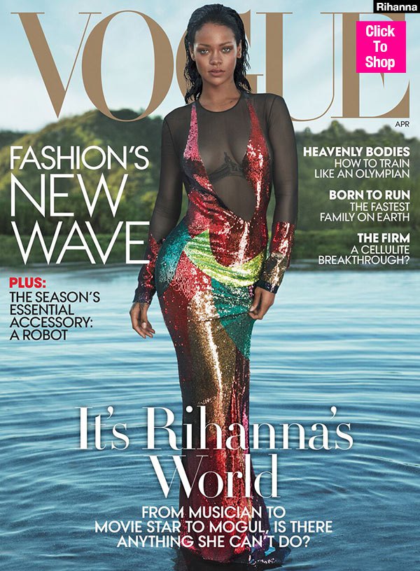Соблазнительная Рианна украсила обложку Vogue