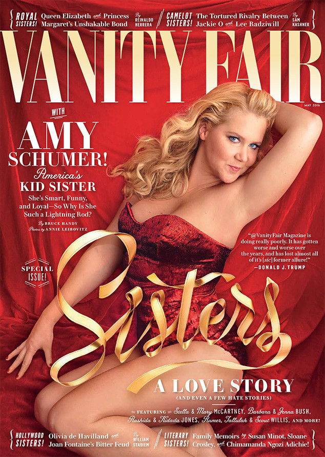 Эми Шумер демонстрирует прелести пышной фигуры на обложке Vanity Fair