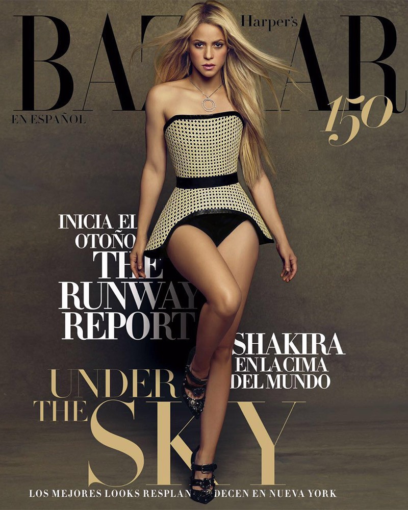 Шакира показала идеальную фигуру в фотосессии для Harper's Bazaar