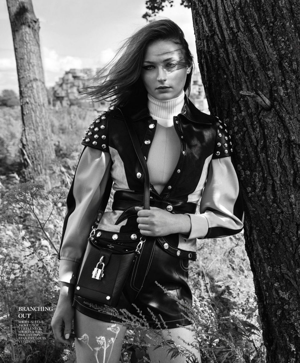 Софи Тернер снялась в роскошной фотосессии для Marie Claire