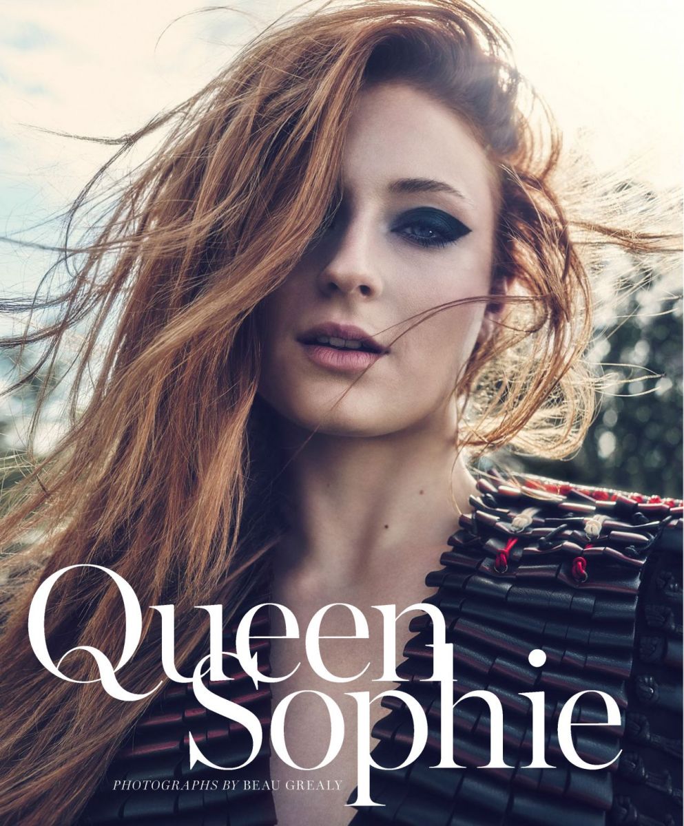 Софи Тернер снялась в роскошной фотосессии для Marie Claire