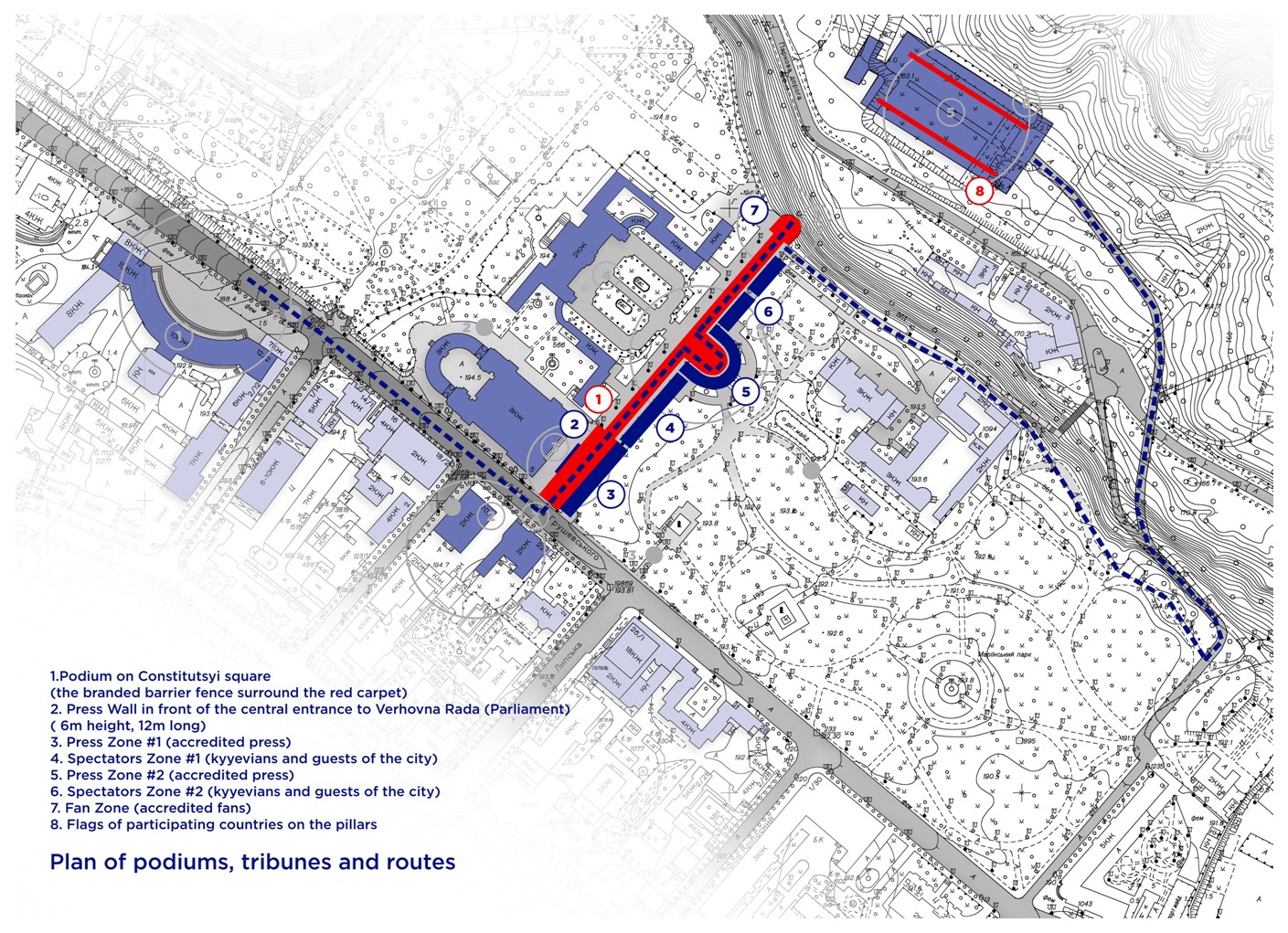 Евровидение-2017: Стало известно, что будет происходить на самой длинной красной дорожке в истории конкурса в Украине