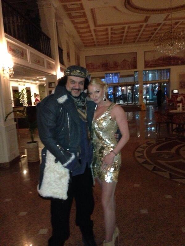 Анастасия Волочкова и Филипп Киркоров в Орле март 2013