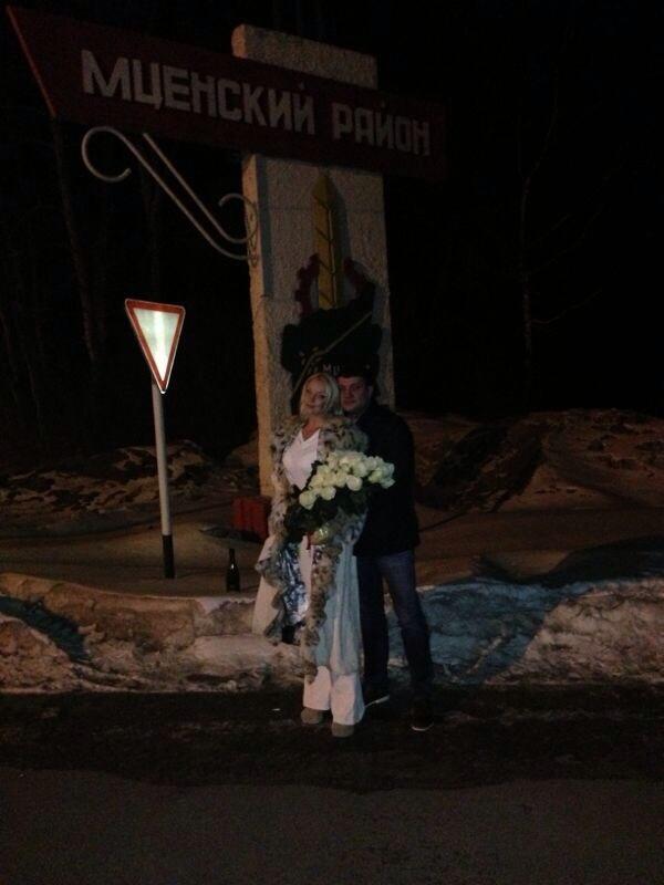 Анастасия Волочкова и Бахтияр Салимов в Орле март 2013