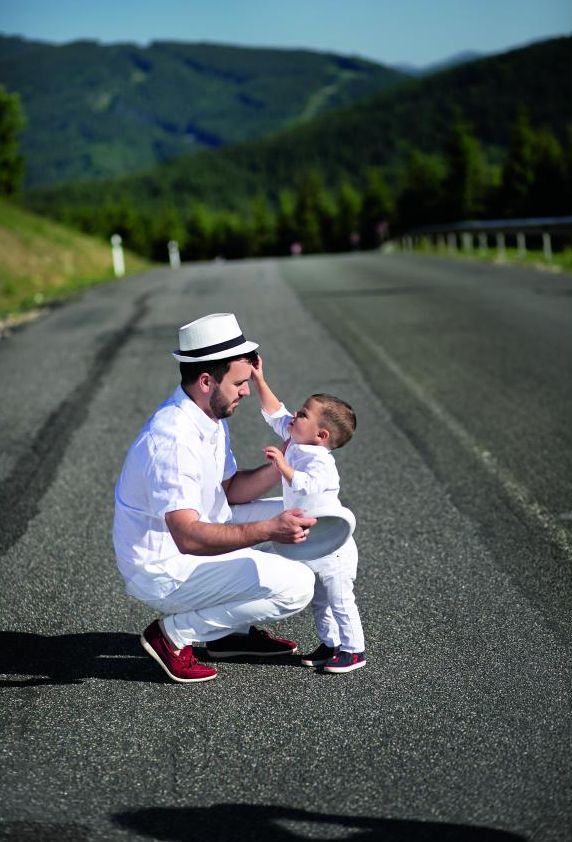 Григорий Решетник с сыном