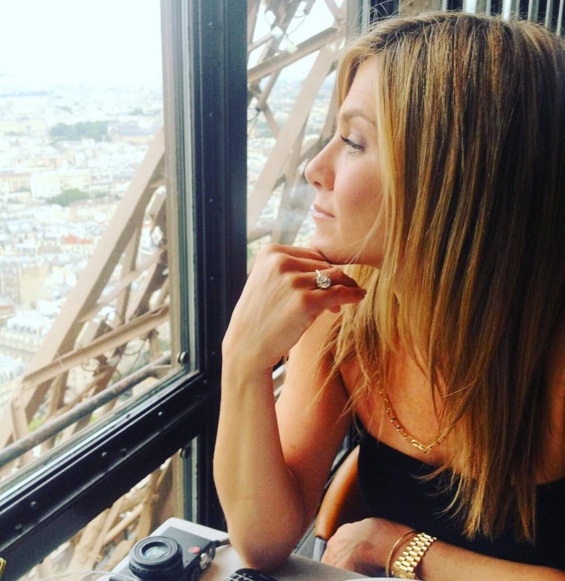 Любимая в Париже: Джастин Теру опубликовал романтичный снимок Дженнифер Энистон