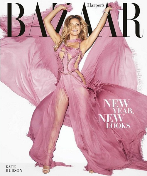 Неподражаемая Кейт Хадсон украсила обложку Harper&#039;S Bazaar