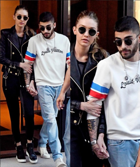 Фотофакт: Джиджи Хадид и Зейн Малик вместе