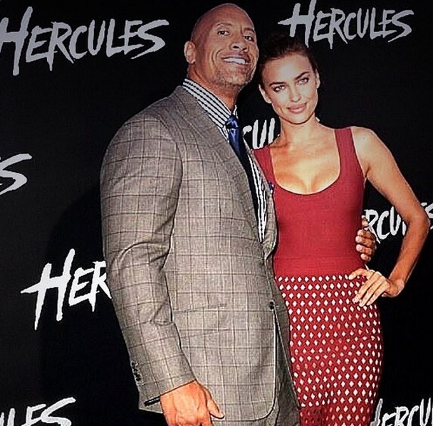 Ирина Шейк закрутила роман с Дуэйном Джонсоном?